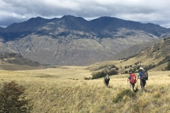 Day 8: the widening Valle Aviles as we descend to the Chacabuco Valley