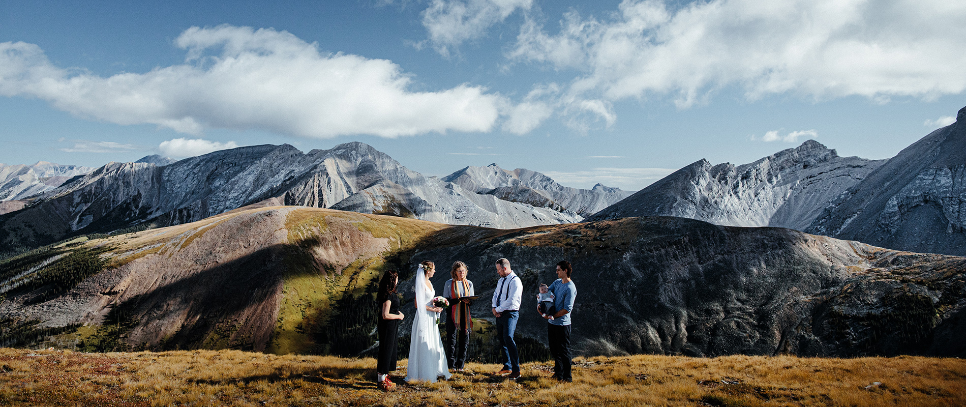 Mt Charles Stewart heli wedding - wedding mound