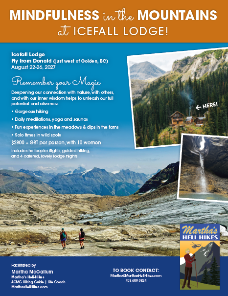 Mindfulness in the Mountains at Icefall Lodge